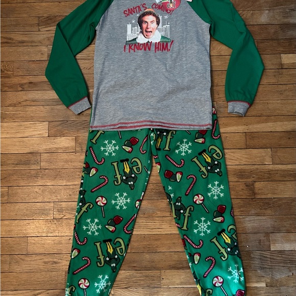 BNWT ELF CHRISTMAS PAJAMAS - Picture 2 of 5